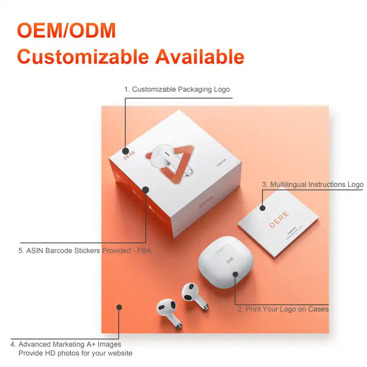 TWS In-Ear Bluetooth-Kopfhörer – Kabellose Ohrhörer mit HiFi-Sound & Mikrofon