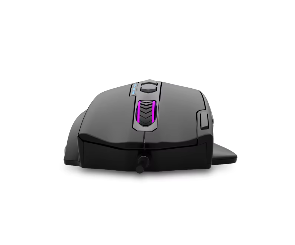 Gaming Maus mit 11 Tasten, 12400 DPI, RGB-Beleuchtung und kabelgebundener