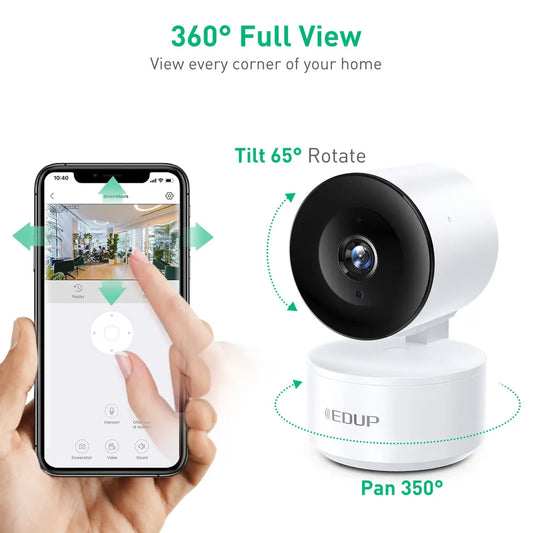 BabyCam 2MP WLAN Überwachungskamera – Full HD, Nachtsicht & App-Steuerung