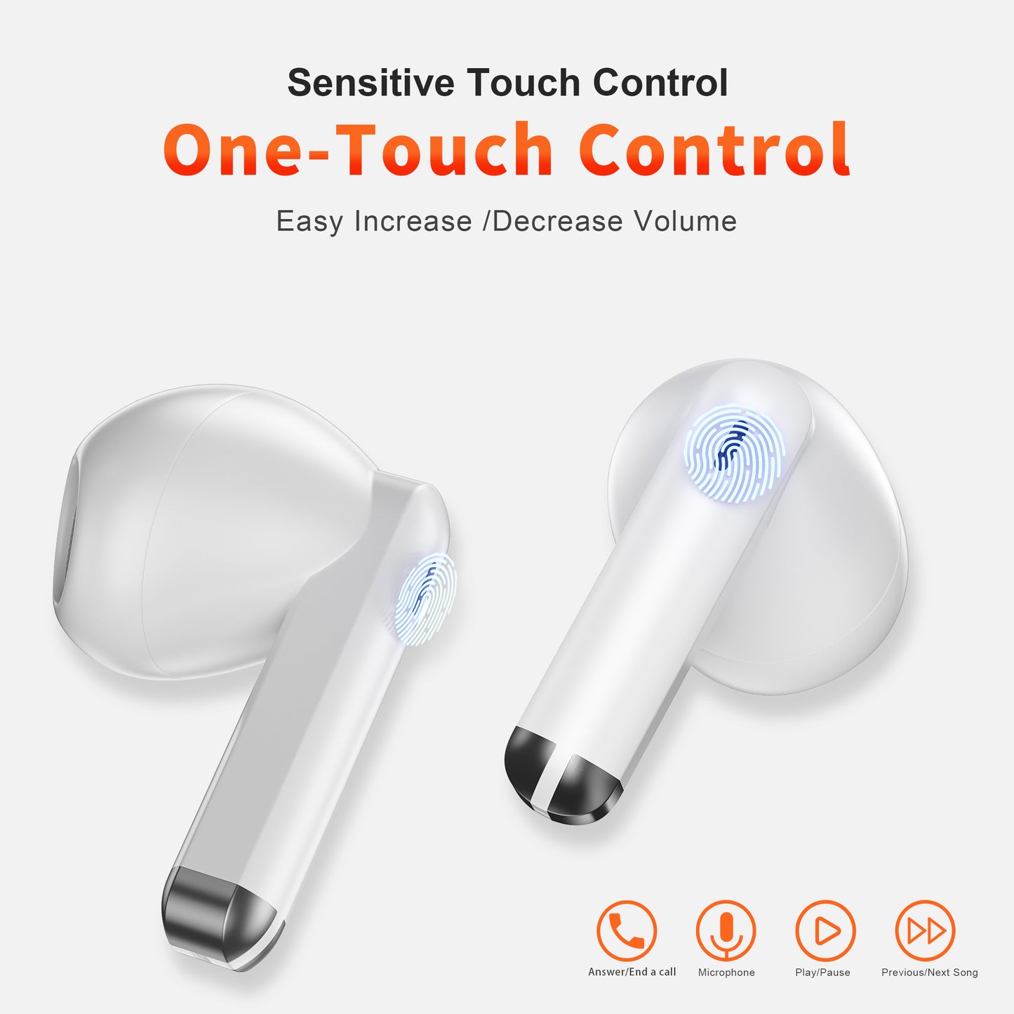 TWS In-Ear Bluetooth-Kopfhörer – Kabellose Ohrhörer mit HiFi-Sound & Mikrofon