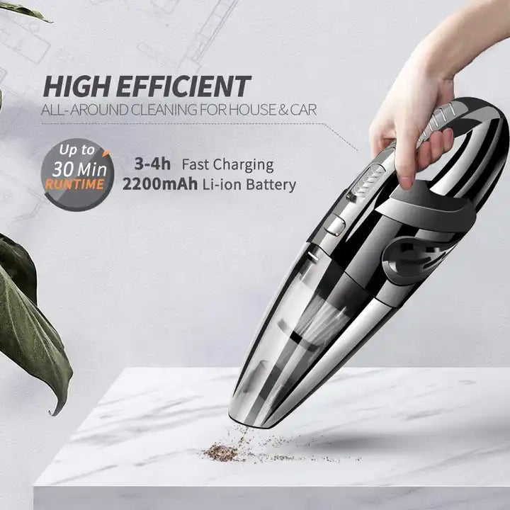 Kabelloser Staubsauger Akku Handheld Handstaubsauger für Zuhause & Auto